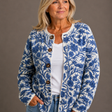 MARIE | GILET À MOTIFS FLORAUX