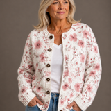 JUNA | GILET FLEURI D'AUTOMNE