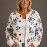 MIKA | GILET FLEURI D'AUTOMNE