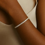 Moissanite Tennis bracelet - Gold