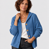 ÉLOISE | PULL CONFORT BLEU