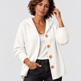 CLAIRE | PULL CONFORT BLANC