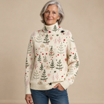 ELFENBEIN | PULL COL ROULÉ TRICOTÉ DE NOËL