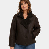 DÉLIANNE | VESTE EN CUIR VINTAGE