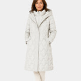 BRISEIDA | LONG MANTEAU DOUDOUNE À CAPUCHE
