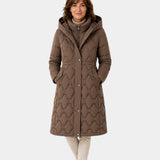 BRISEIDA | LONG MANTEAU DOUDOUNE À CAPUCHE