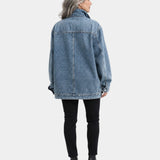 LUCIE | VESTE COL MONTANT EFFET VIEILLI VINTAGE