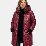 NAÉLYS | MANTEAU MATELASSÉ HIVER À CAPUCHE