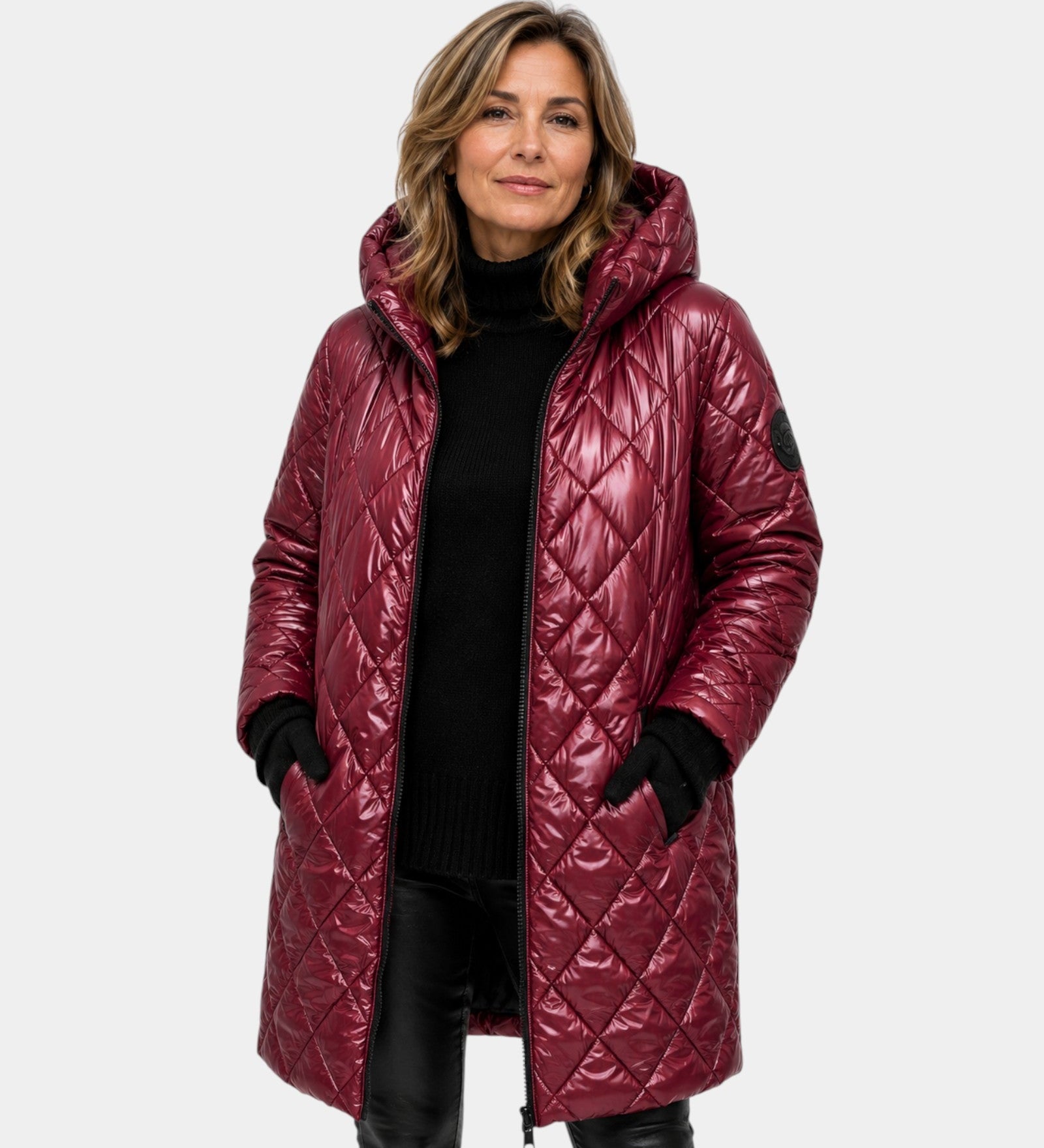 NAÉLYS | MANTEAU MATELASSÉ HIVER À CAPUCHE