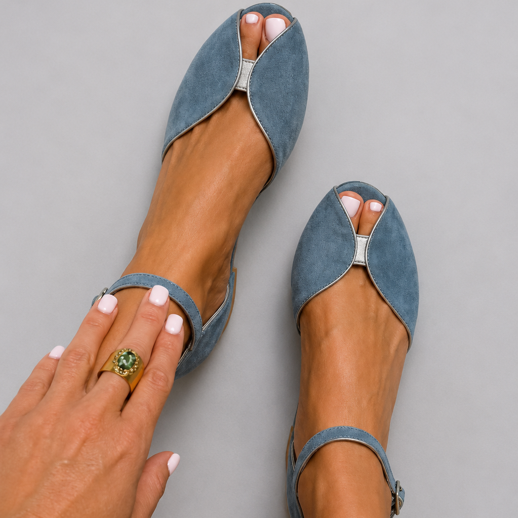 Manon | Sandales Élégantes en Couleur Sauge