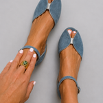 Manon | Sandales Élégantes en Couleur Sauge
