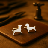Cute Dachshund Stud Earrings