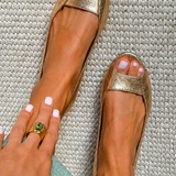 Margaux | Sandales Dorées Comfort Chic