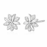 BOUCLES D'OREILLES | OR BLANC