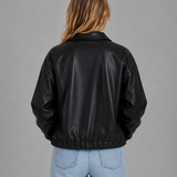 NADIA | VESTE EN SIMILICUIR COURTE