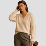 ÉLIANE | PULL CACHEMIRE ÉMERAUDE