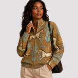 PERPETUA | VESTE ZIPPÉE CHEVAL DU DÉSERT & CACTUS