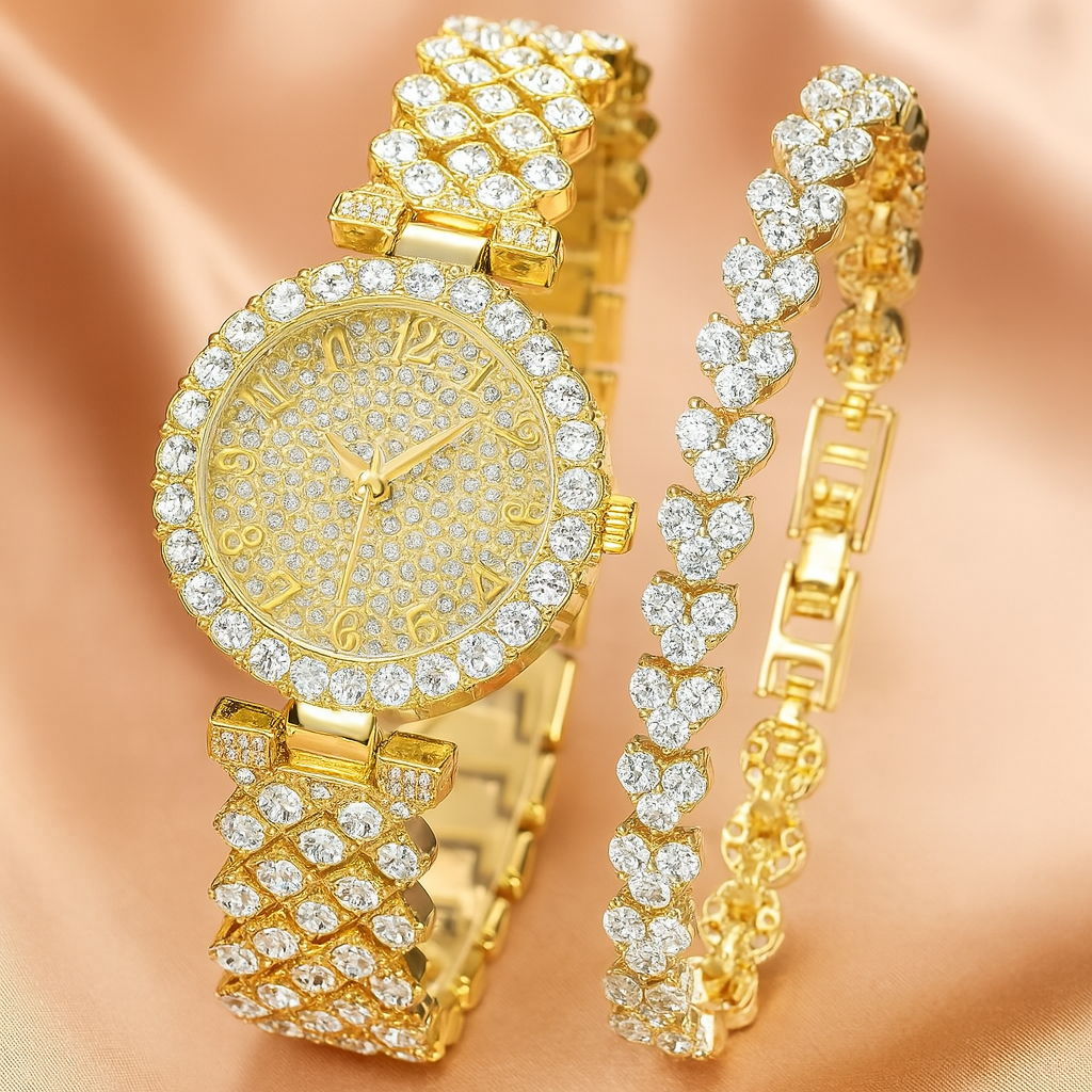 LUXE RADIANCE OR MONTREETENSEMBLE DE BRACELETS | OR