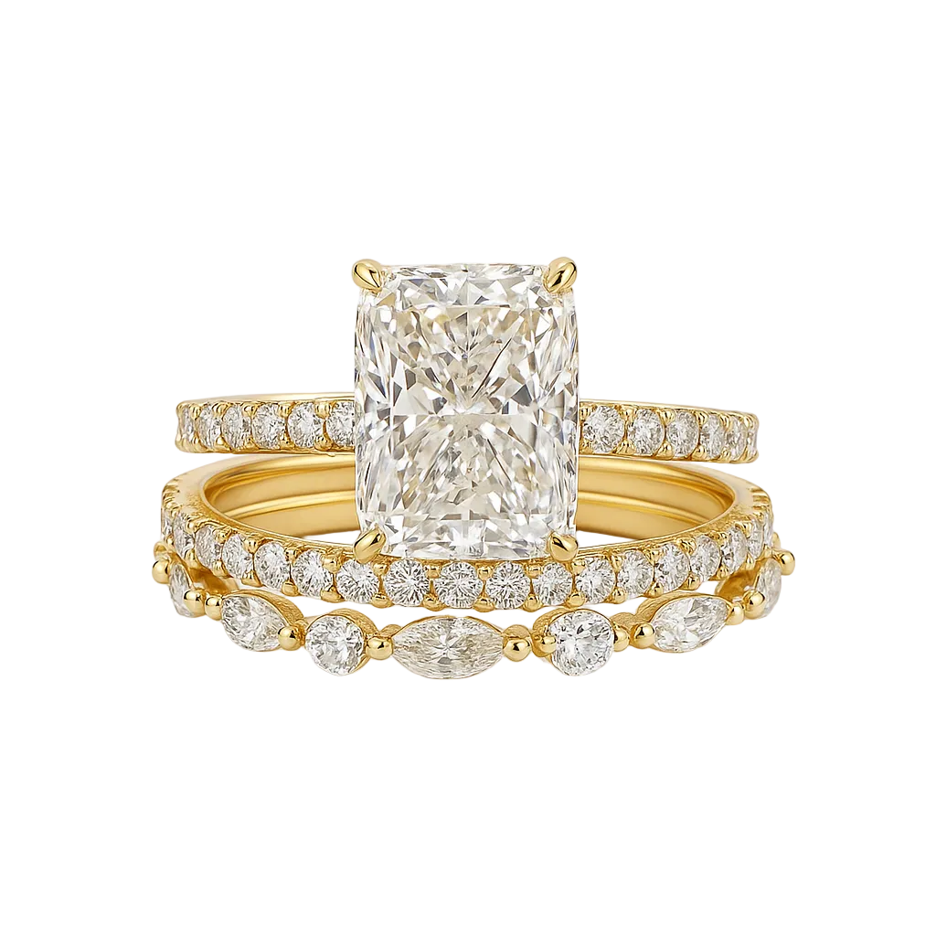 ENSEMBLE DE BAGUES MARIAGE | OR