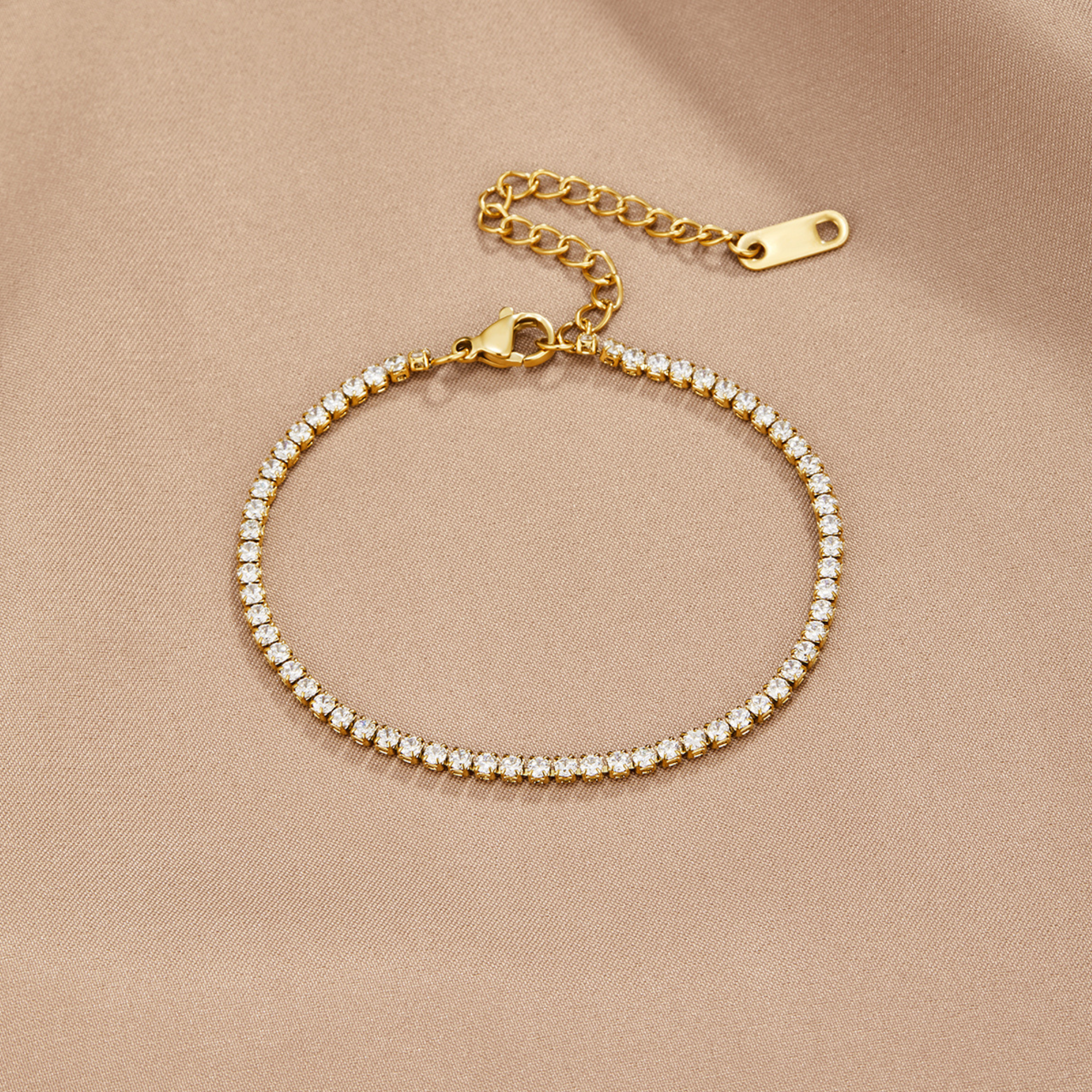 Cordelia Tennis Bracelet - Gold