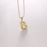 COLLIER LETTRE BULLE PERSONNALISÉ