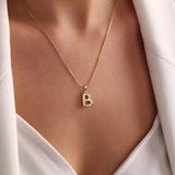 COLLIER LETTRE BULLE PERSONNALISÉ