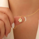 COLLIER PRÉNOM AVEC PATTE PERSONNALISÉ