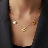 COLLIER PRÉNOM AVEC PATTES SÉPARÉES PERSONNALISÉ