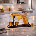 Édition Pistolet | Carafe à Whisky avec Verres