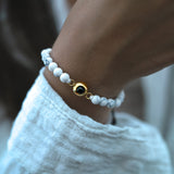 PERSONNALISÉ BRACELET PHOTO AVEC VOTRE PHOTO - PEARLS