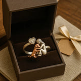 Tobby Adjustable Dog Lover Ring