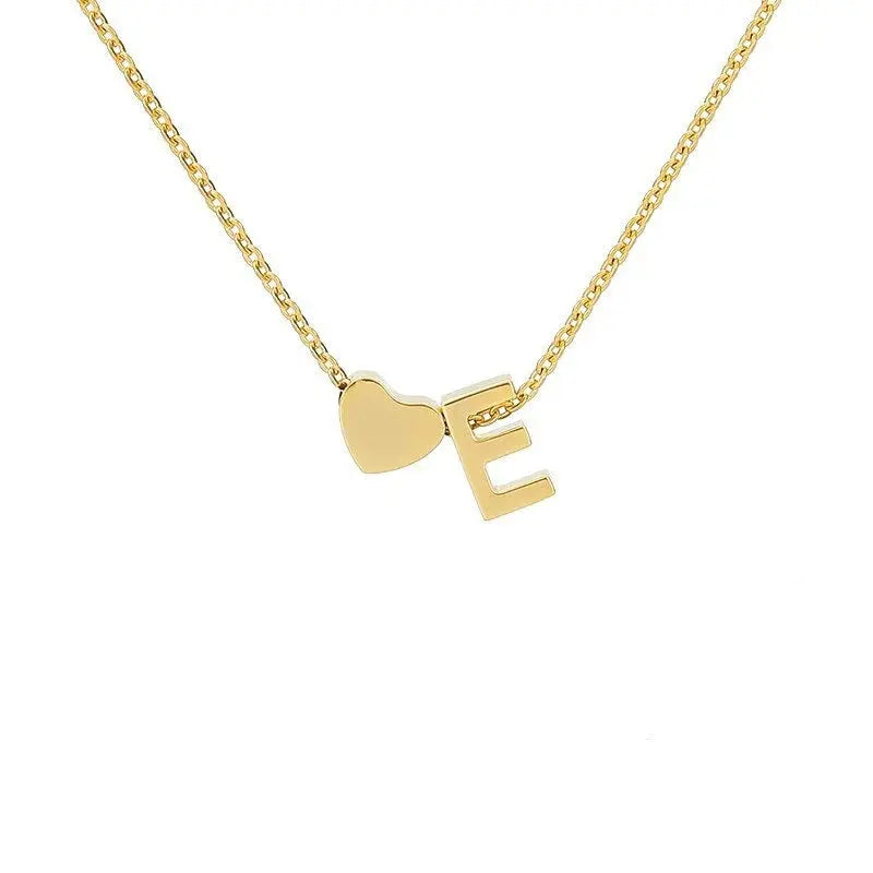 COLLIER INITIALE CŒUR