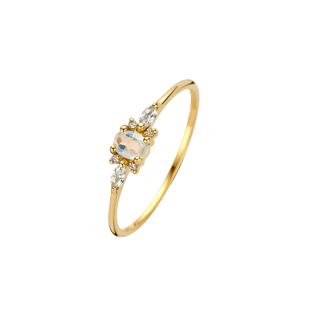 BAGUE PIERRE DE LUNE | OR