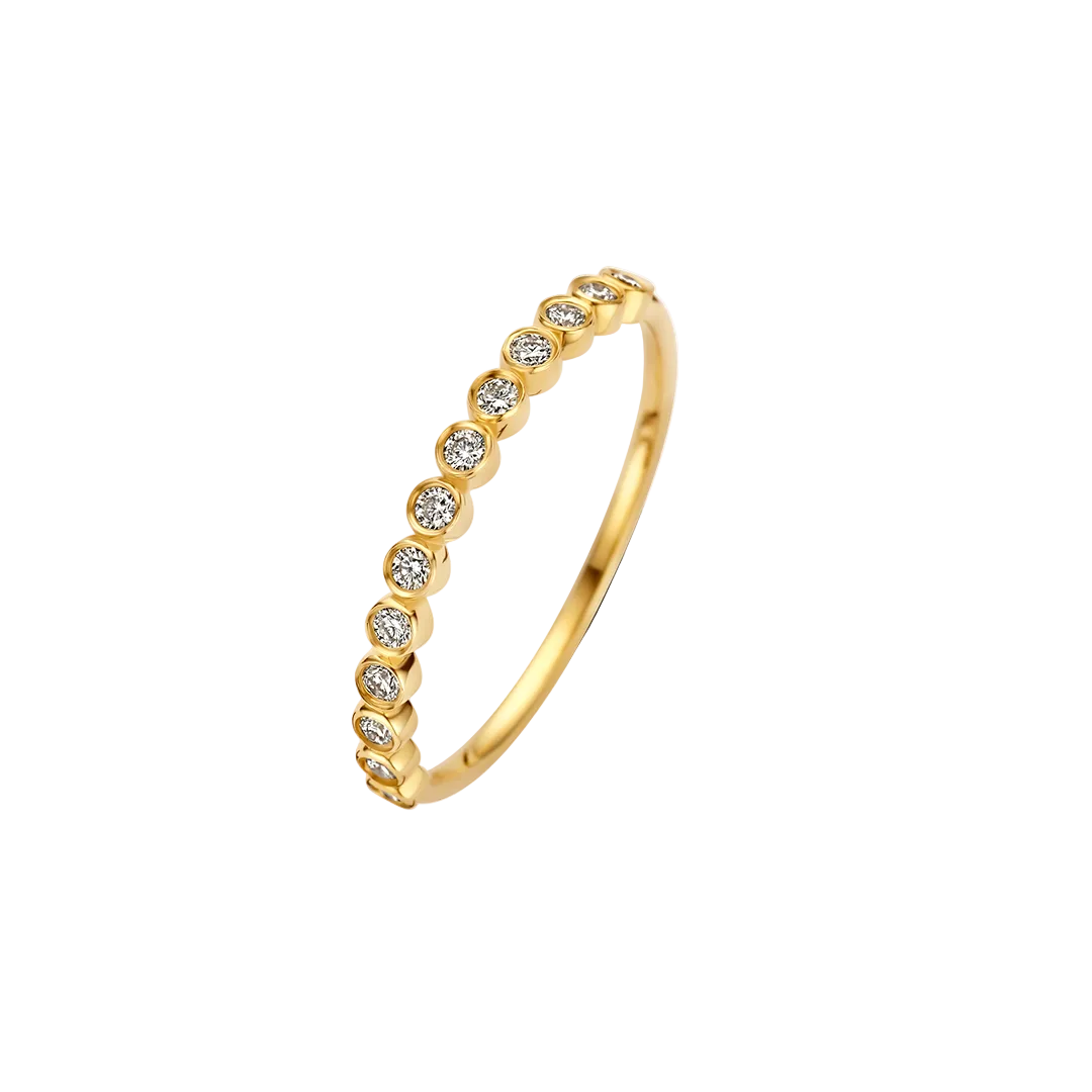 BAGUE DIAMANT BULLE | OR