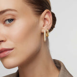 Gigi Sparkling Hoops | Gold