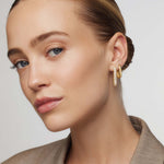 Gigi Sparkling Hoops | Gold