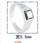 Ember Silver Emerald Ring