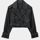 AIGLINE | TRENCH COURT SIMILI CUIR