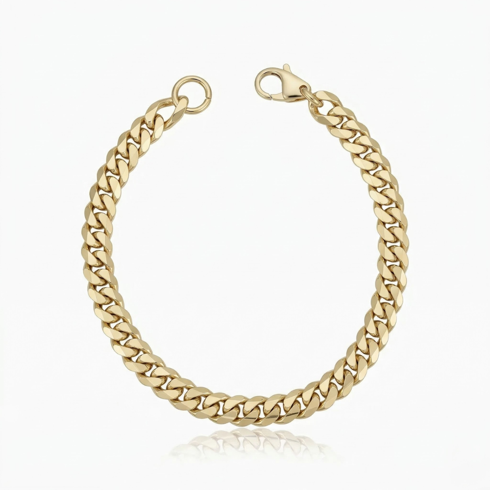 Bracelet Estate Maille Cubaine | Or