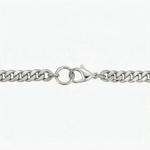 Estate Cuban Bracelet | White Gold