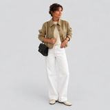 YSALIE | VESTE SUÉDÉE BOUTONNÉE