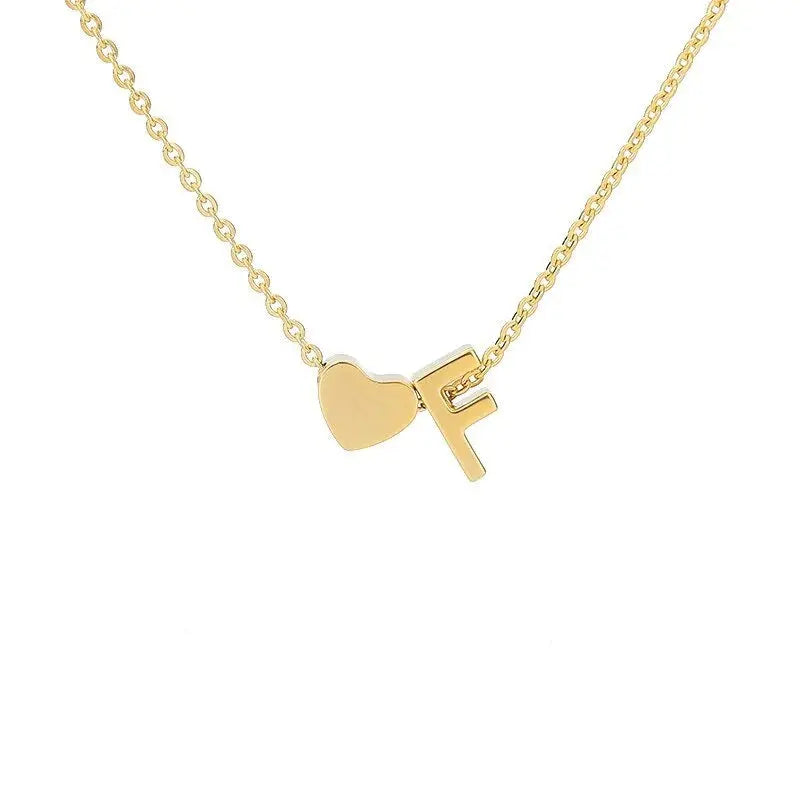 COLLIER INITIALE CŒUR