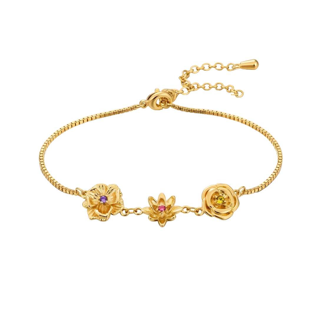 Bracelet Fleurs de Vie - Personnalisé