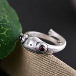 BAGUE RÉGLABLE VINTAGE GRENOUILLE