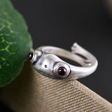 BAGUE RÉGLABLE VINTAGE GRENOUILLE