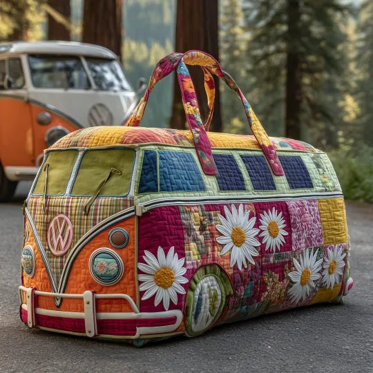 Sac de Voyage Avec Rembourrage Sentier Fleuri