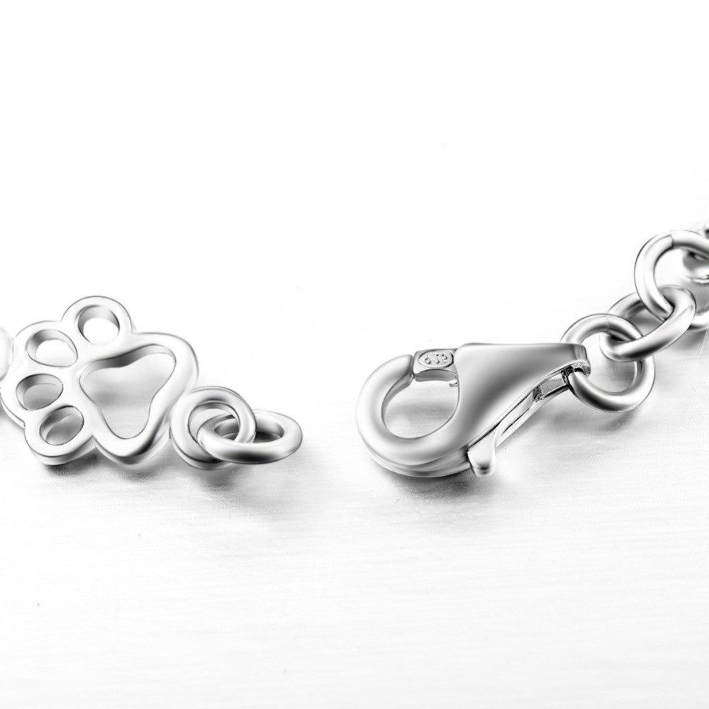 Paw & Bone Charm Bracelet