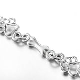 Paw & Bone Charm Bracelet