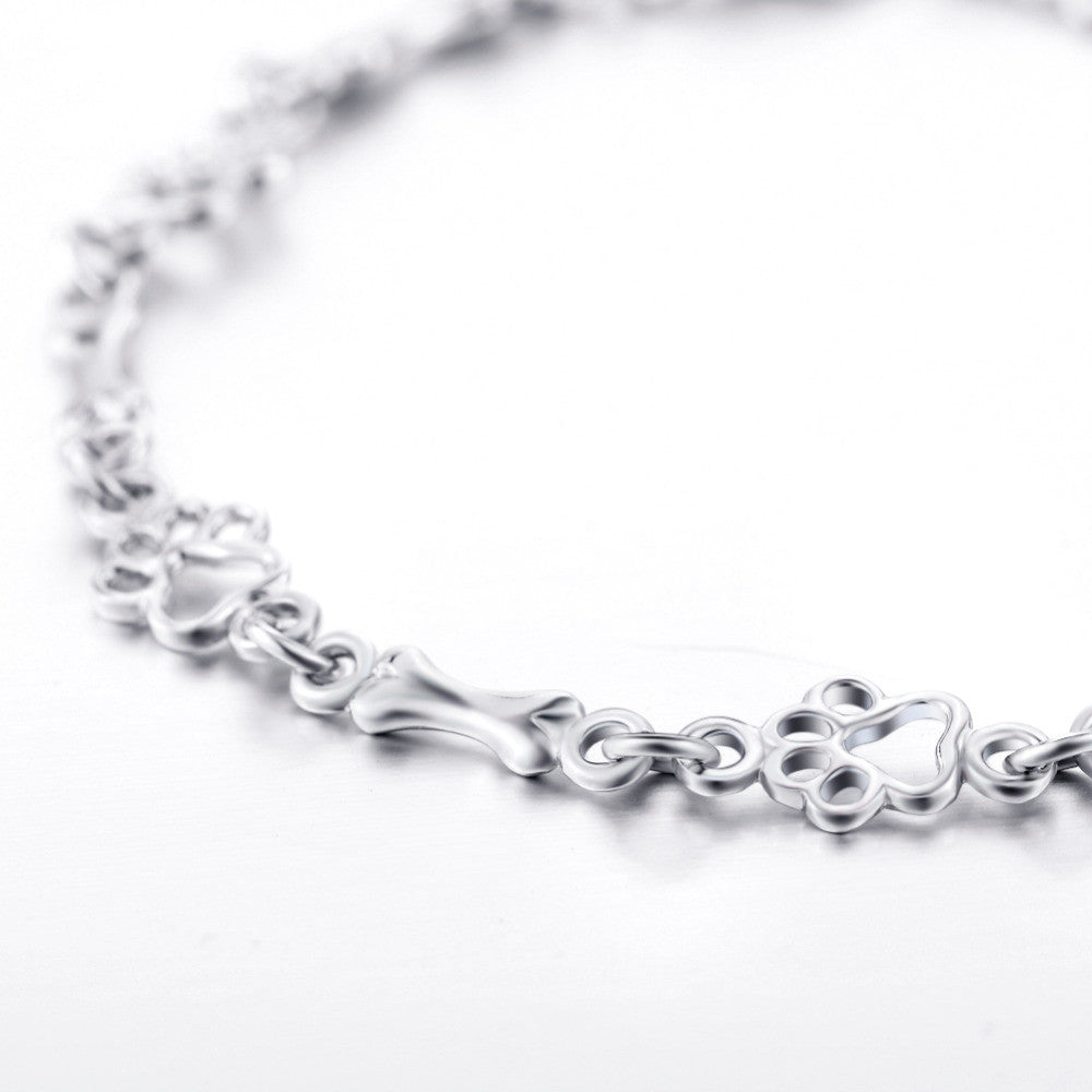 Paw & Bone Charm Bracelet