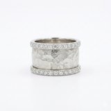 Vintage Silvered Zirconia Ring